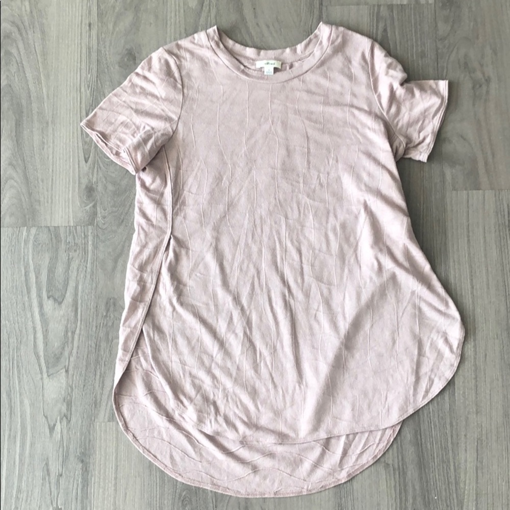 Wilfred Blush Split side tee